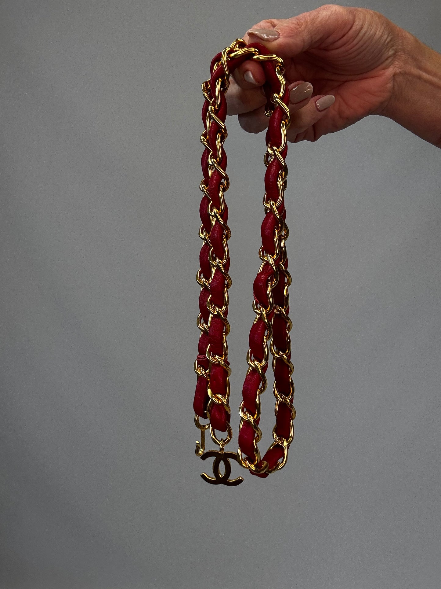 Chanel Red Quilted Lambskin Micro Mini Belt Bag - Red