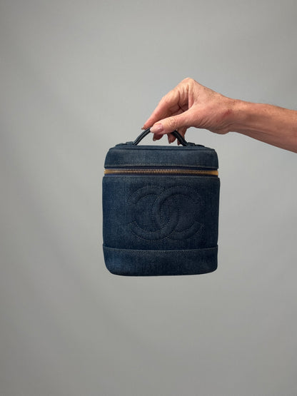Chanel Timeless Vanity - Blue Denim