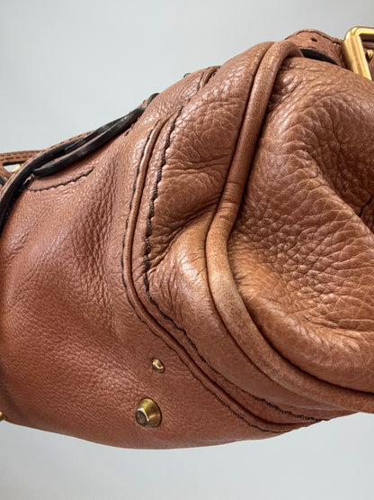Chloé Paddington Shoulder Bag Brown front right bottom corner