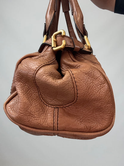 Chloé Paddington Shoulder Bag Brown right side