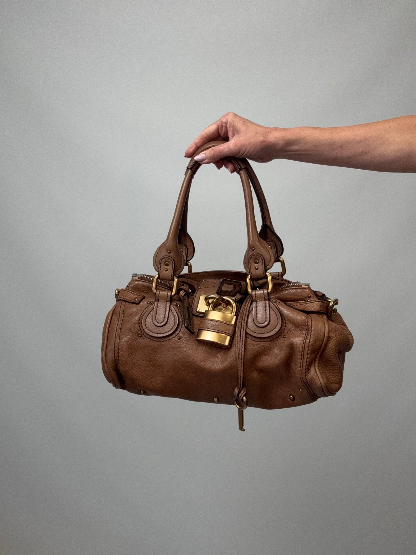 Chloé Paddington Shoulder Bag Brown
