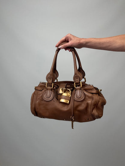 Chloé Paddington Shoulder Bag Brown