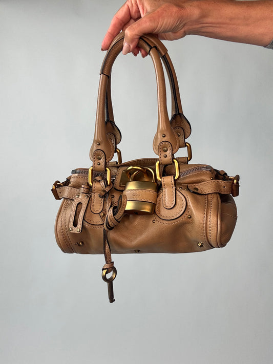 Chloé Mini Leather Paddington Bag - Brown