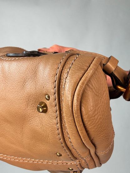Chloé Mini Leather Paddington Bag - Brown