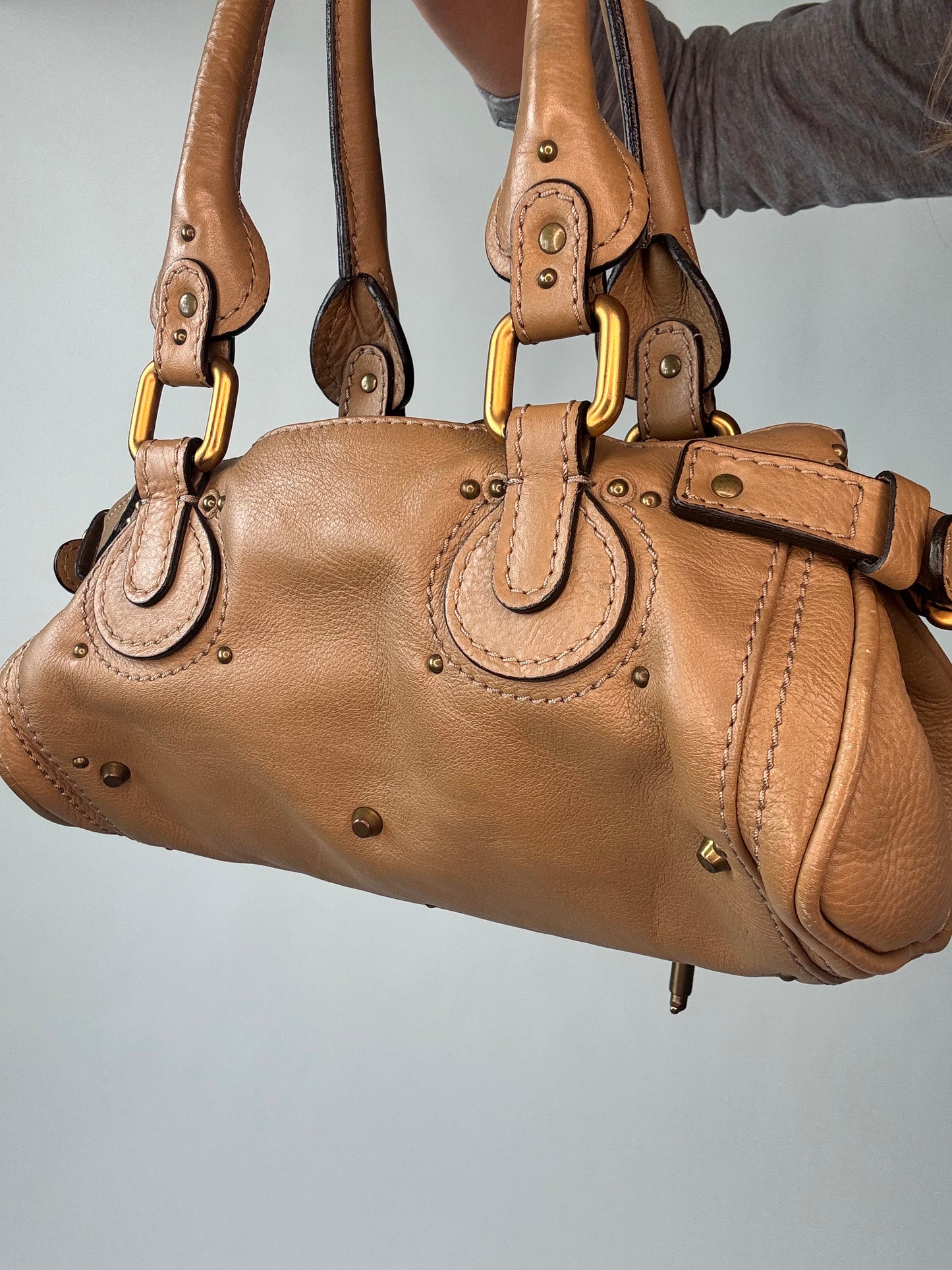 Chloé Mini Leather Paddington Bag - Brown