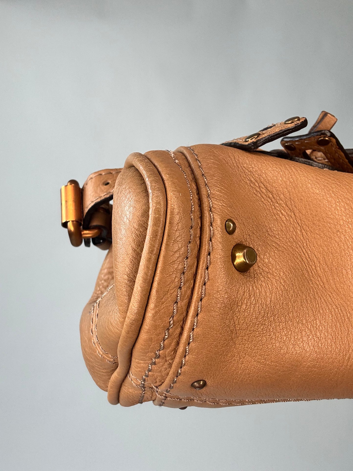 Chloé Mini Leather Paddington Bag - Brown