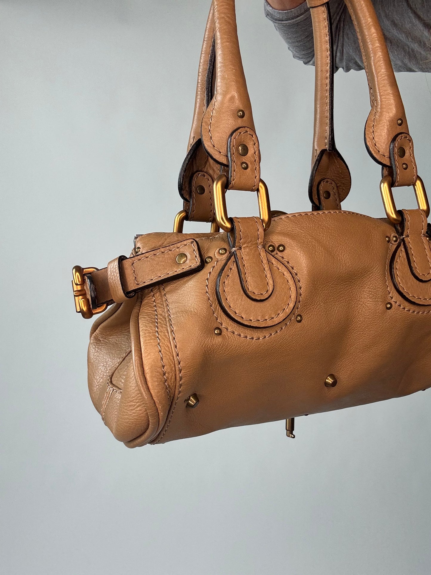 Chloé Mini Leather Paddington Bag - Brown