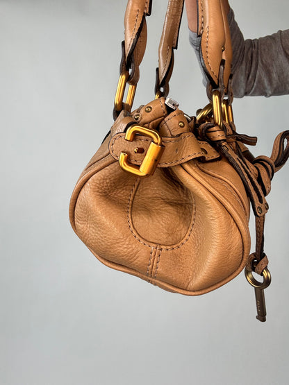 Chloé Mini Leather Paddington Bag - Brown