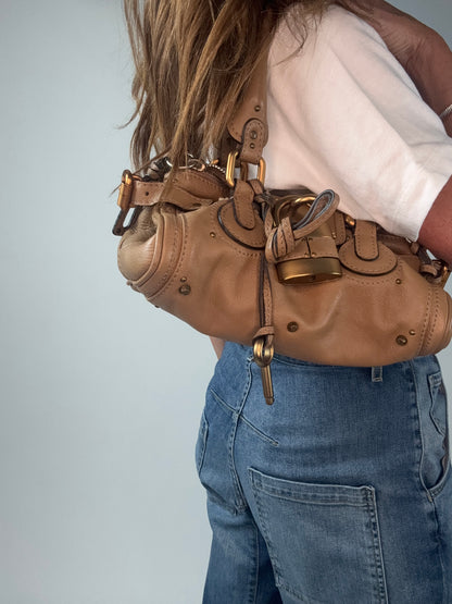 Chloé Mini Leather Paddington Bag - Brown