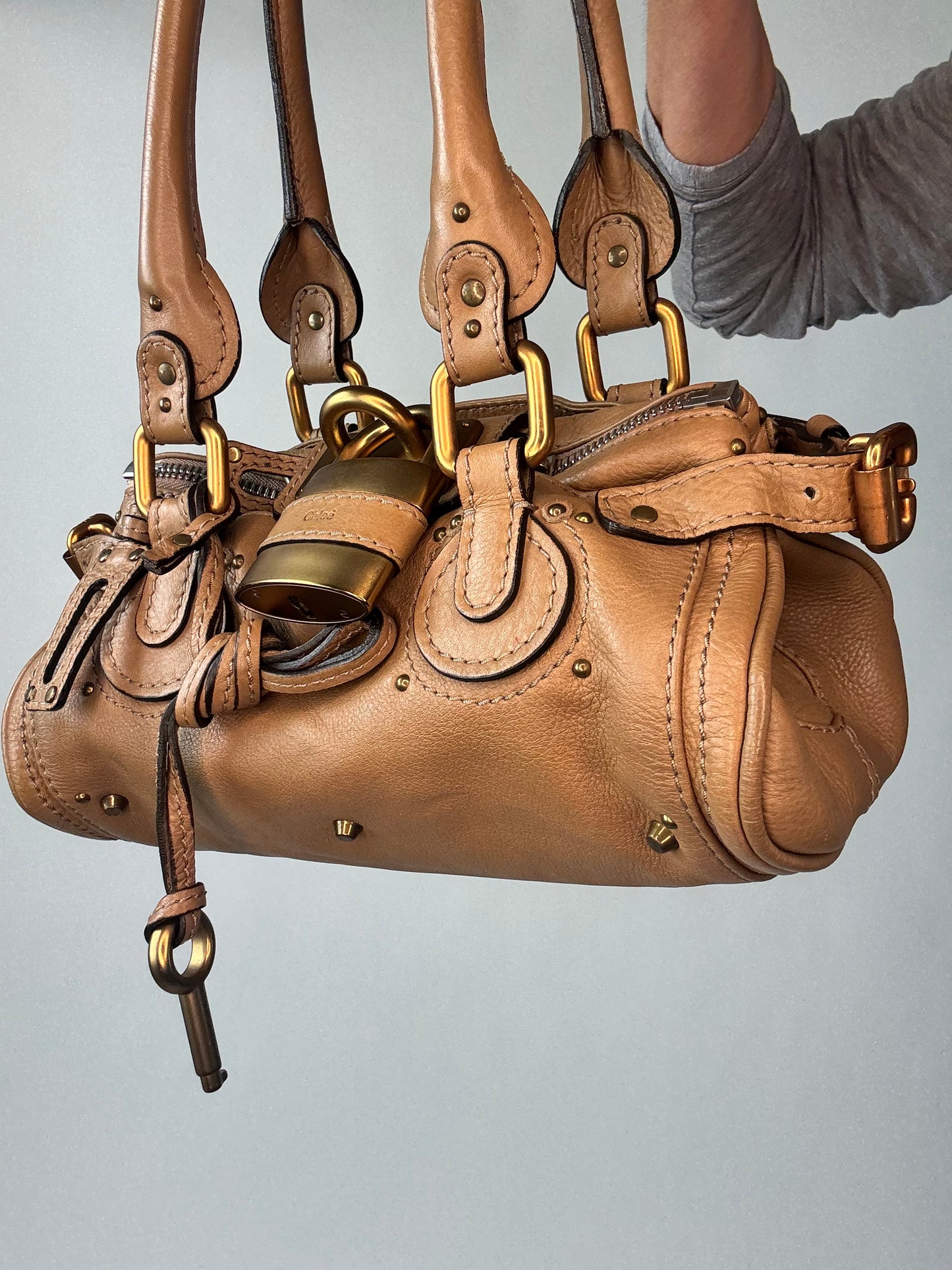 Chloé Mini Leather Paddington Bag - Brown