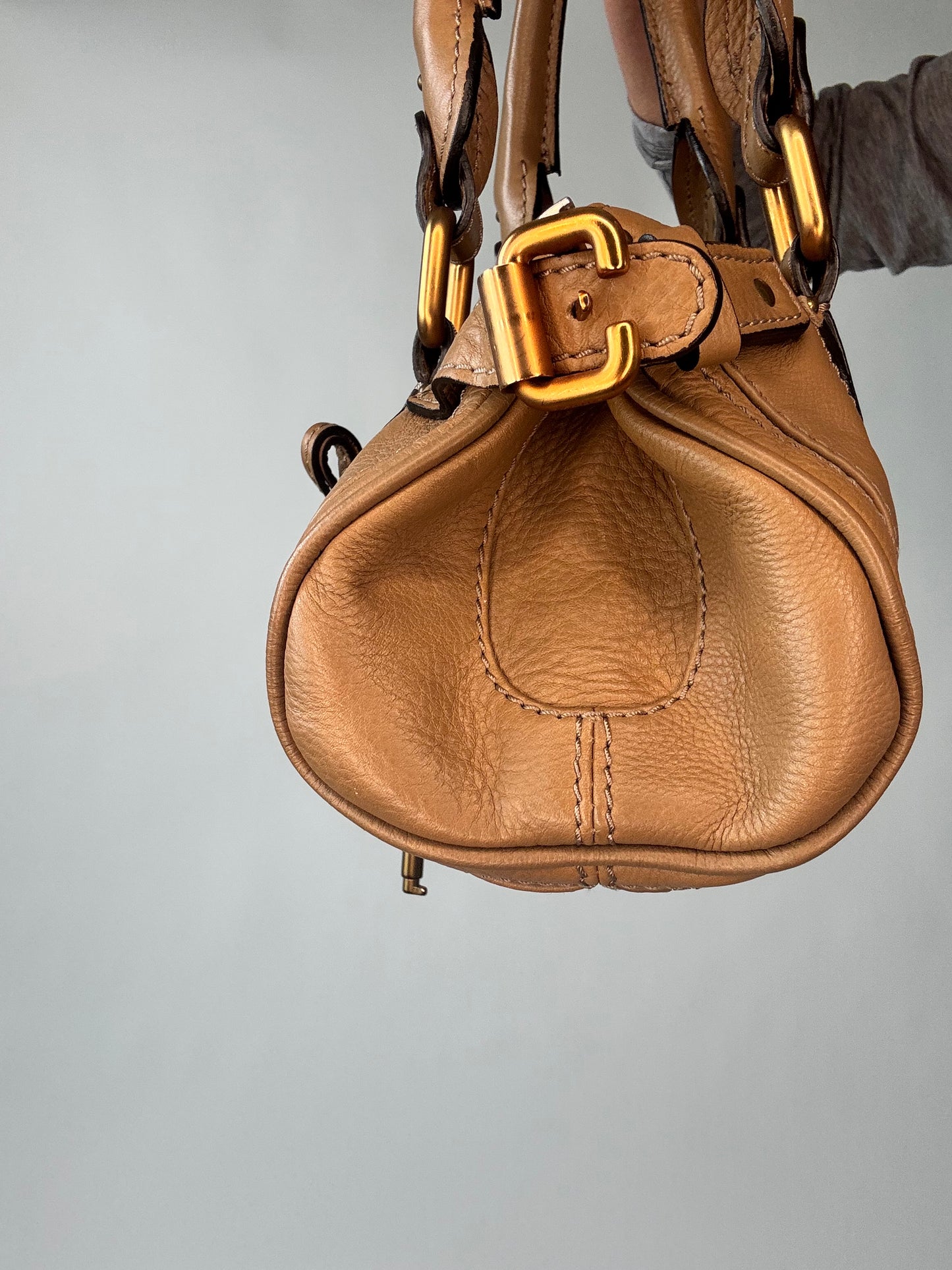 Chloé Mini Leather Paddington Bag - Brown