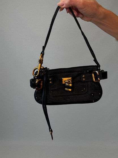 Chloe Mini Paddington - Black - Vintage