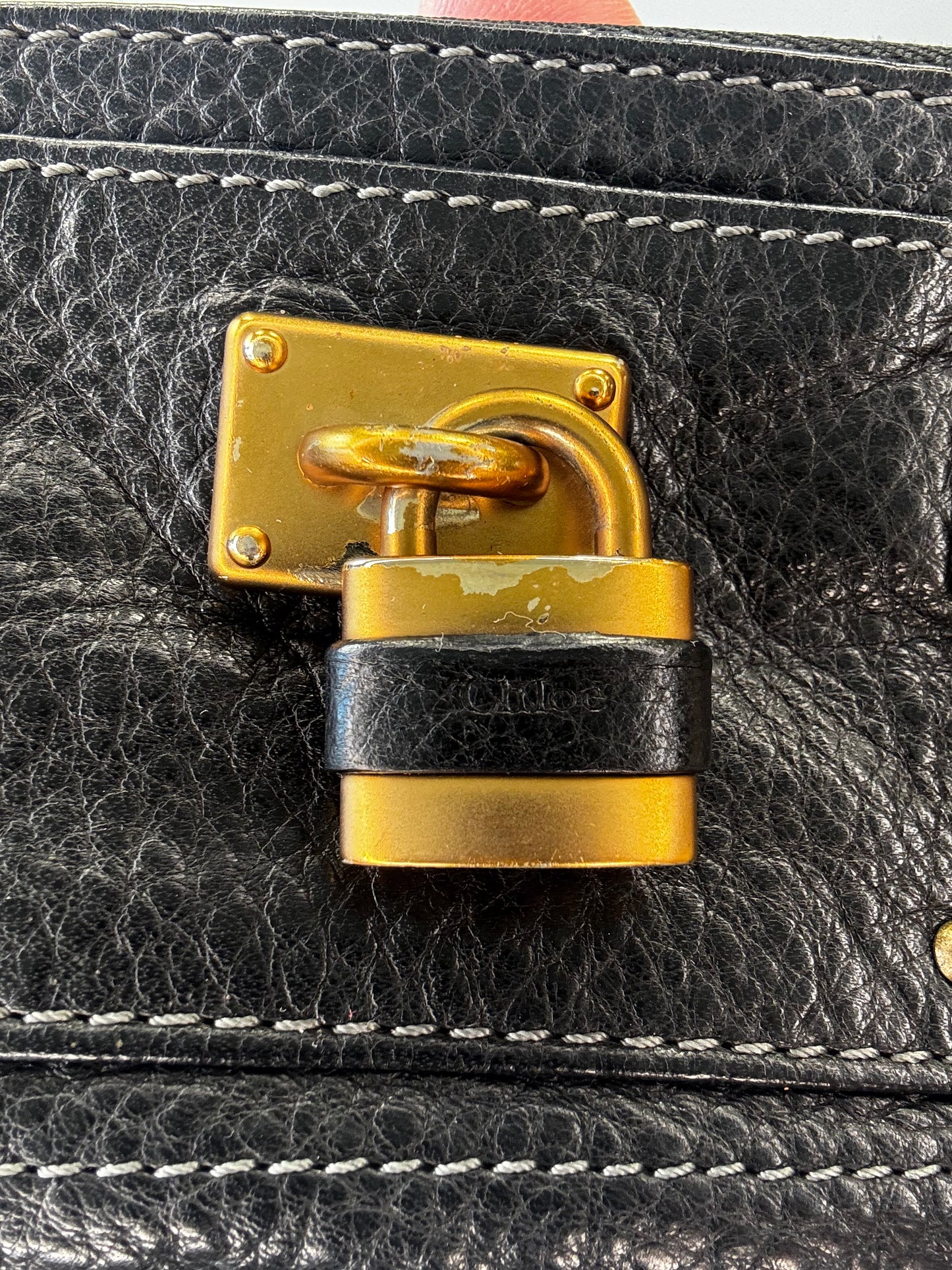 Chloe Mini Paddington - Black - Vintage