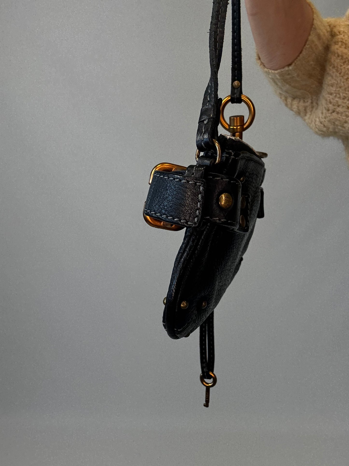 Chloe Mini Paddington - Black - Vintage