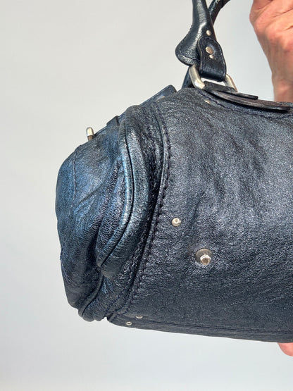 Chloe Paddington Satchel Bag - Metallic Blue