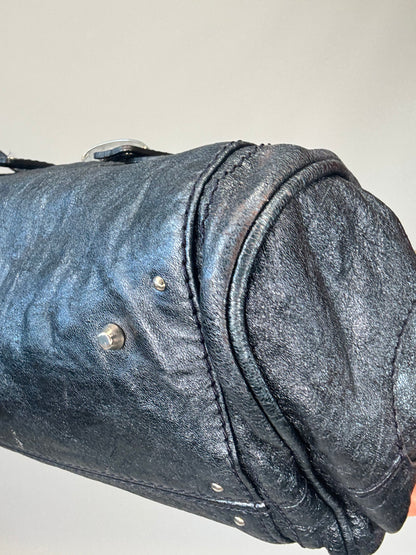 Chloe Paddington Satchel Bag - Metallic Blue