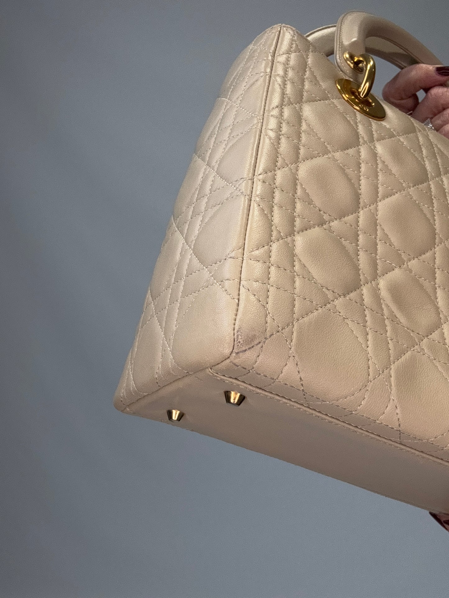 Christian Dior Cannage Lady Dior - Cream