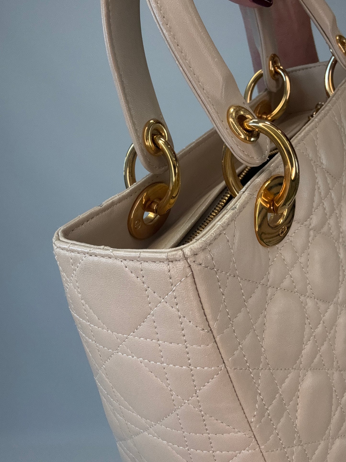 Christian Dior Cannage Lady Dior - Cream