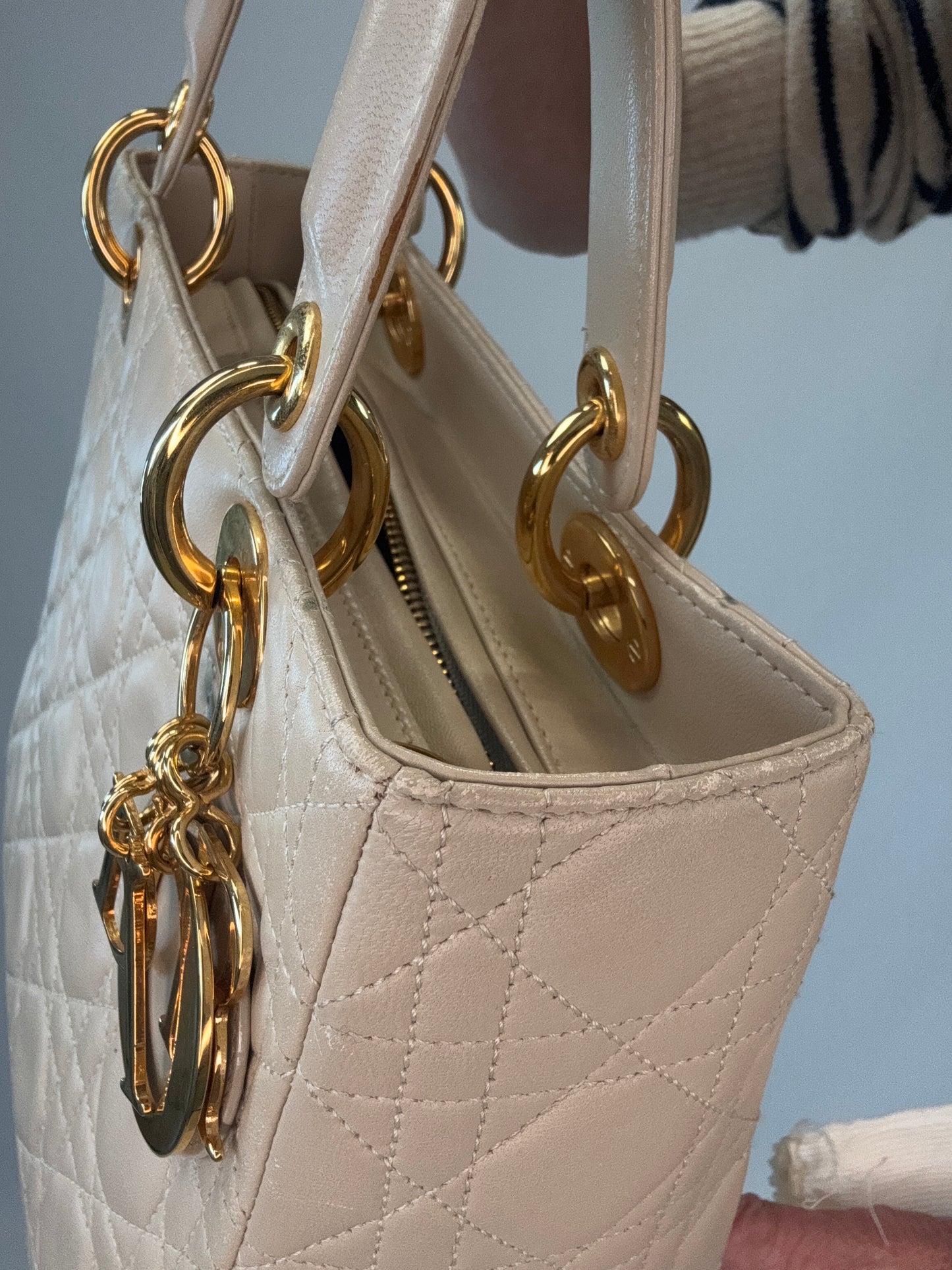 Christian Dior Cannage Lady Dior - Cream