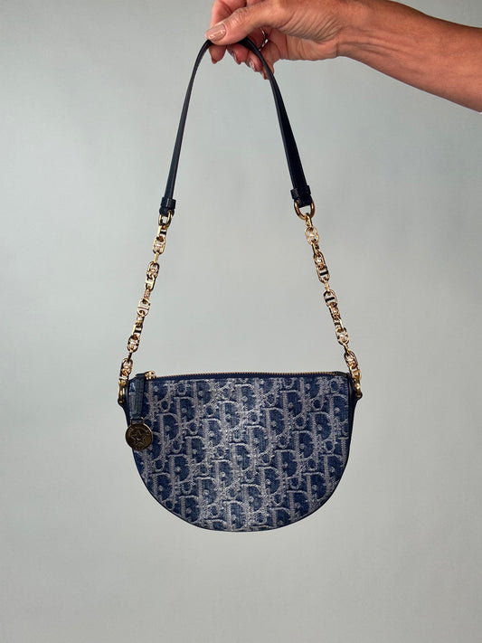 Christian Dior Diorstar Callisto Obligue Denim