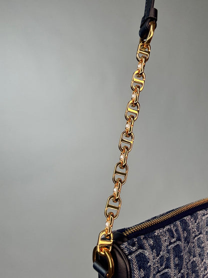 Christian Dior Diorstar Callisto Obligue Denim