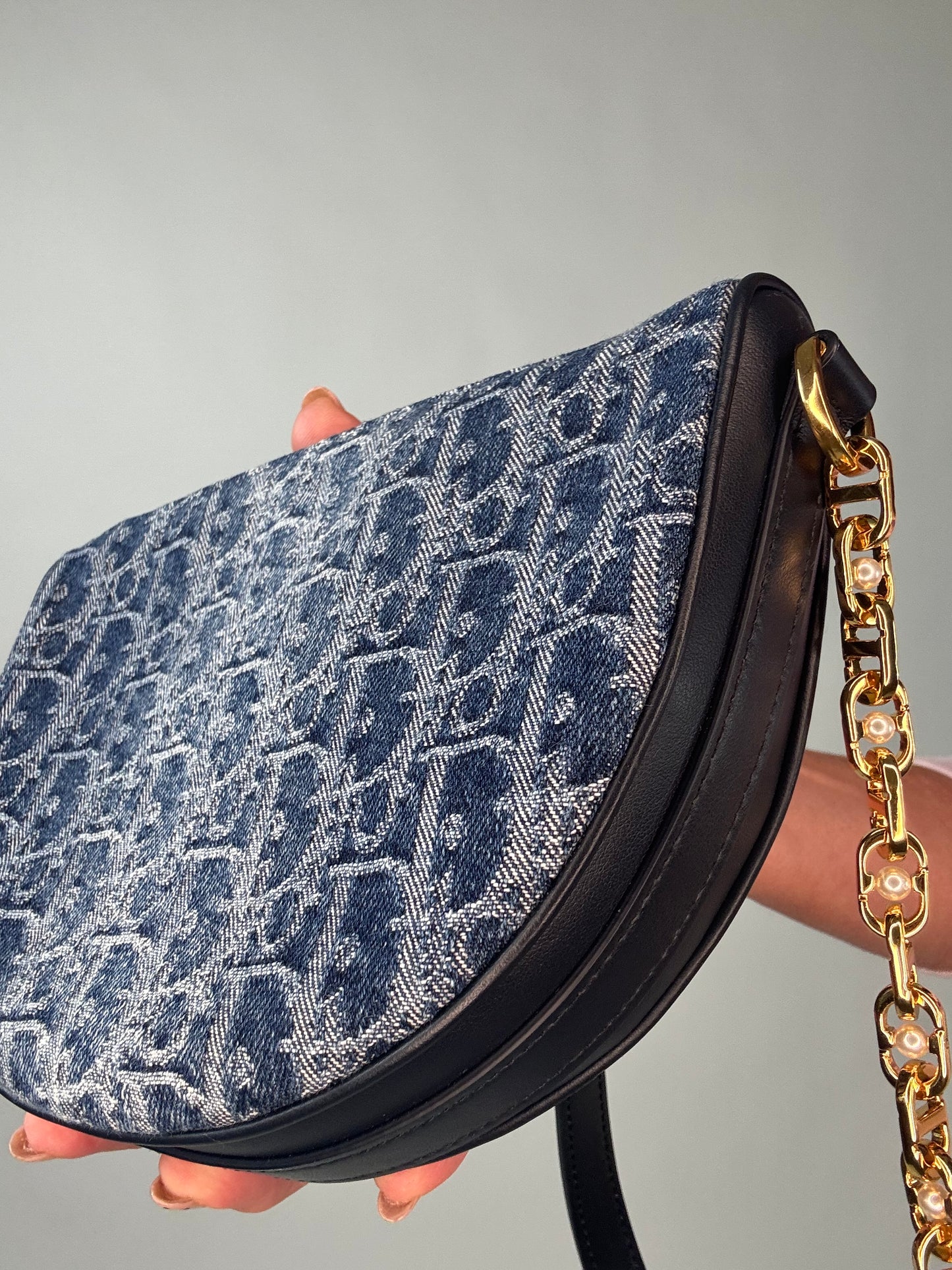 Christian Dior Diorstar Callisto Obligue Denim