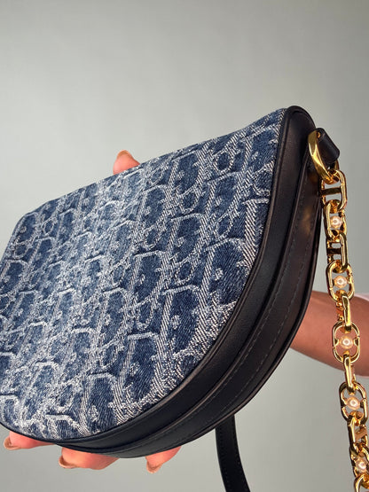 Christian Dior Diorstar Callisto Obligue Denim