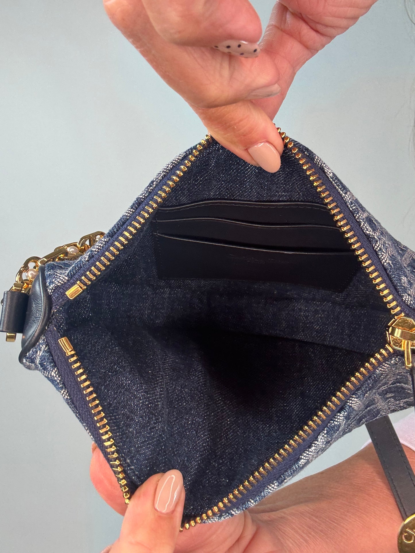 Christian Dior Diorstar Callisto Obligue Denim