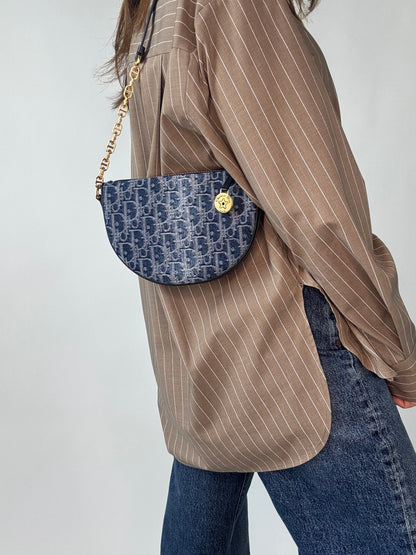 Christian Dior Diorstar Callisto Obligue Denim