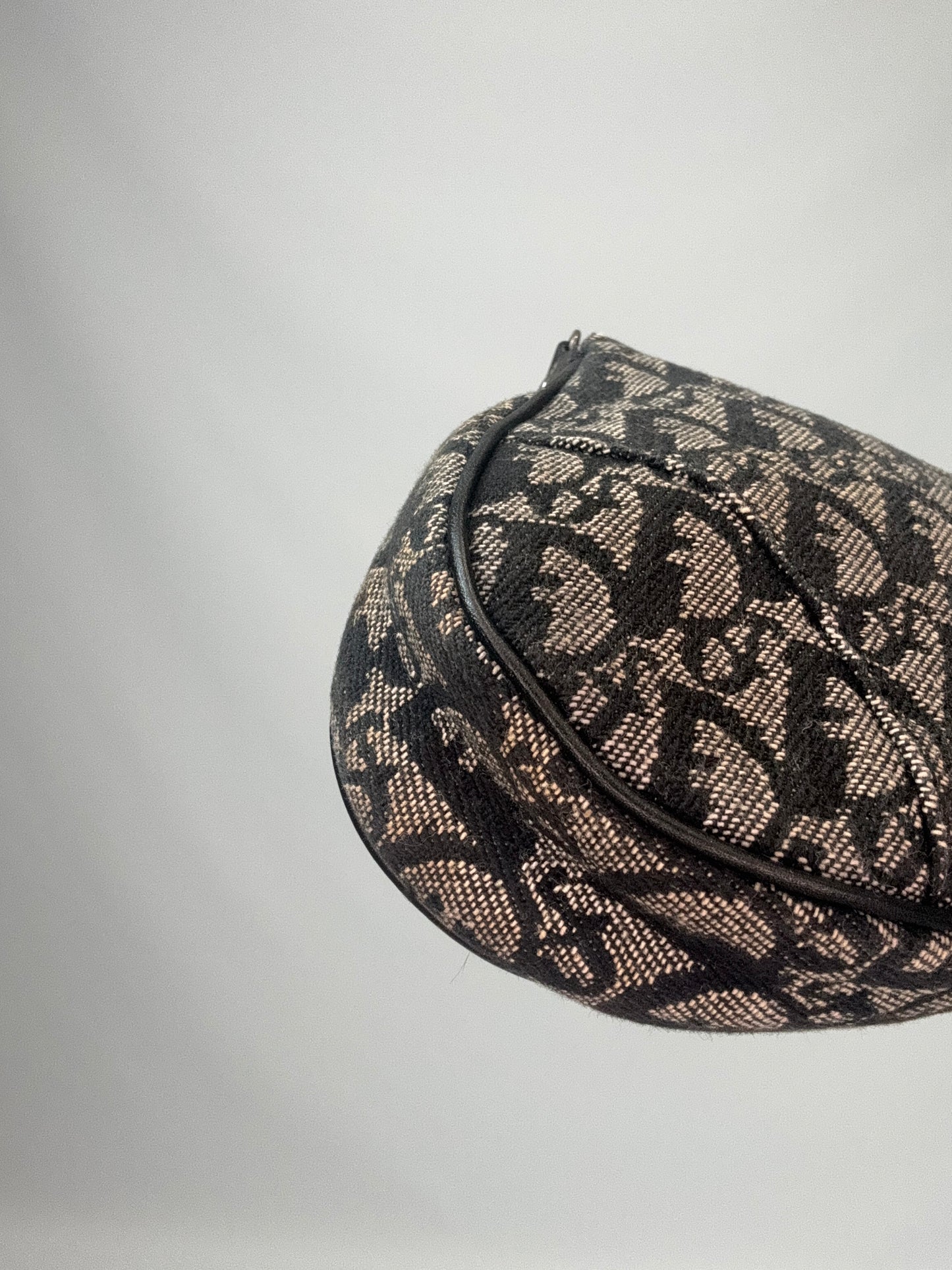 Christian Dior Monogram Mini Saddle Pochette - Navy