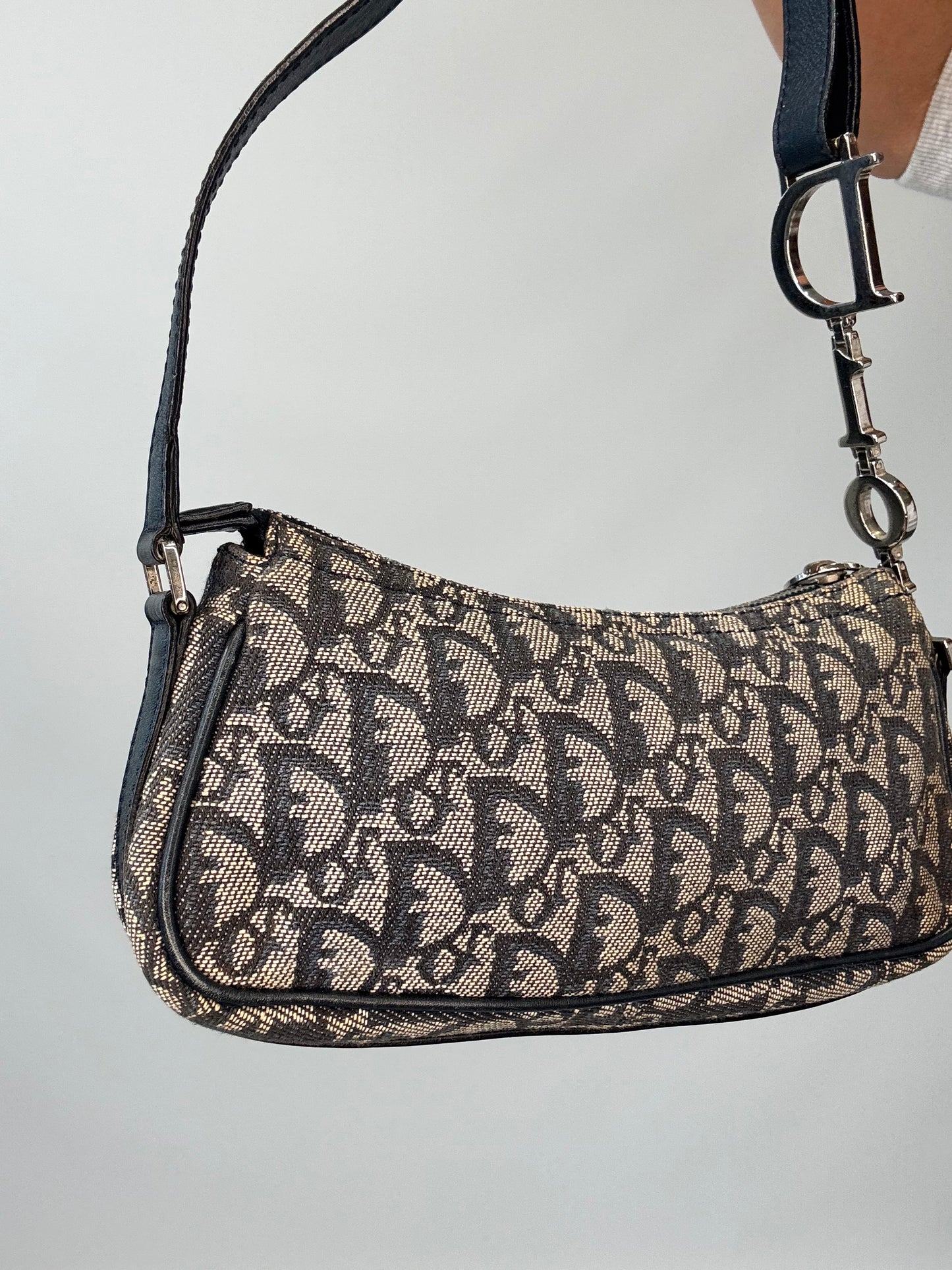 Christian Dior Trotter Charm Pochette - Blue