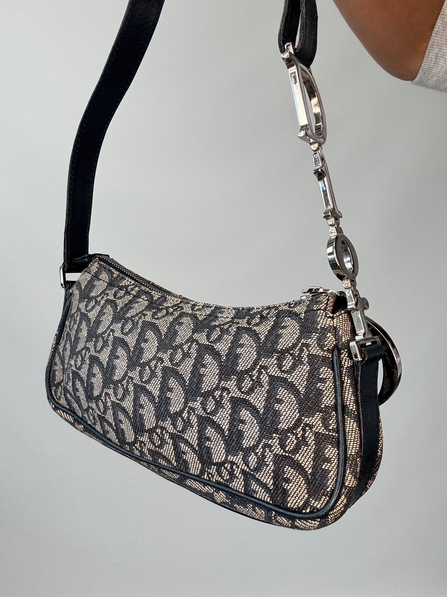 Christian Dior Trotter Charm Pochette - Blue