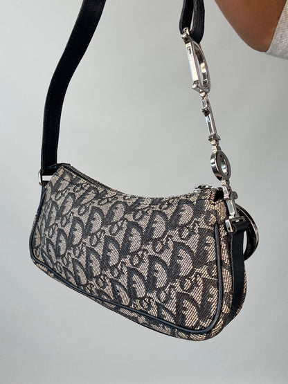 Christian Dior Trotter Charm Pochette - Blue