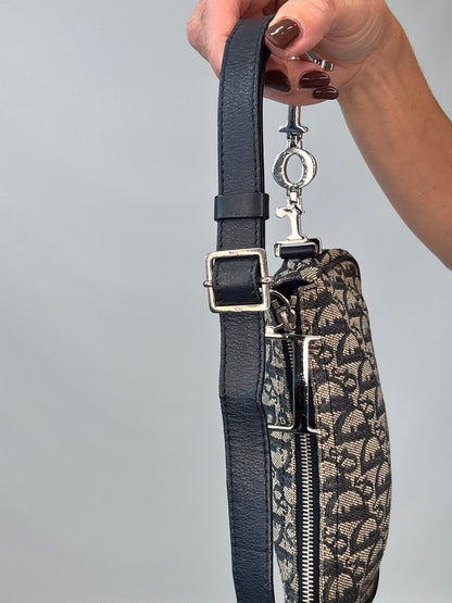 Christian Dior Trotter Charm Pochette - Blue