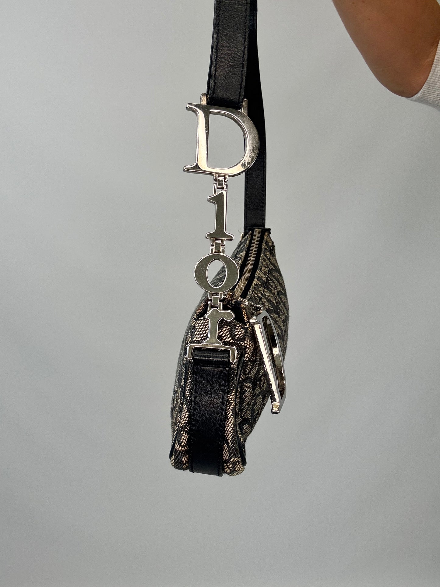 Christian Dior Trotter Charm Pochette - Blue