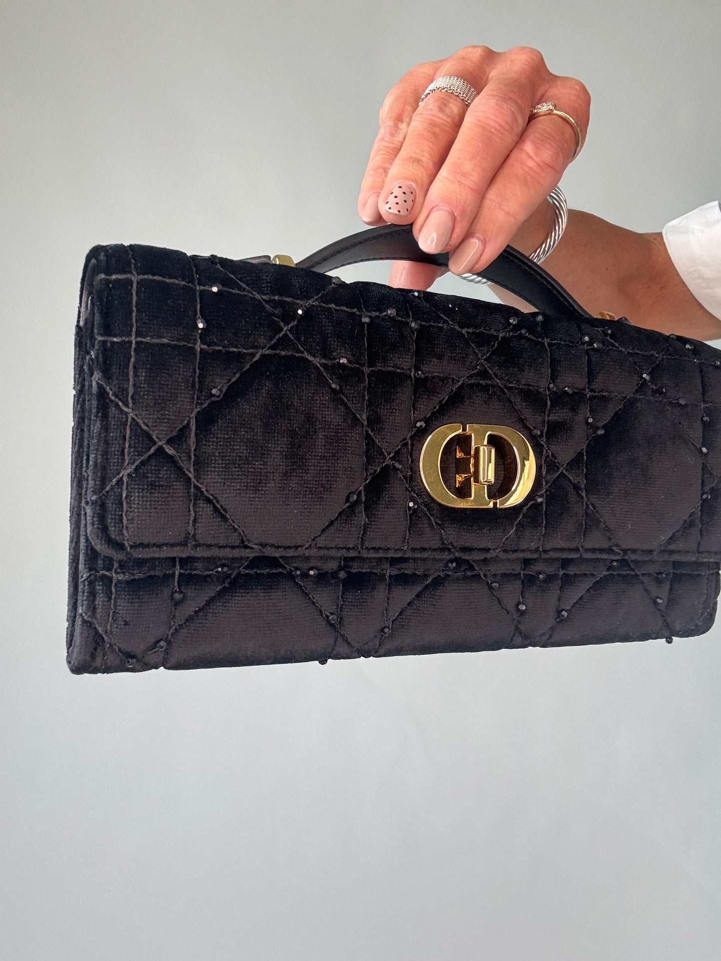 Dior Miss Caro Top Handle - Velvet