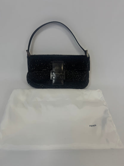 Fendi Beaded Baguette  Vintage 1997 - Black