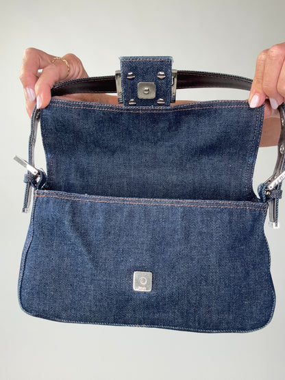 Fendi Denim Baguette