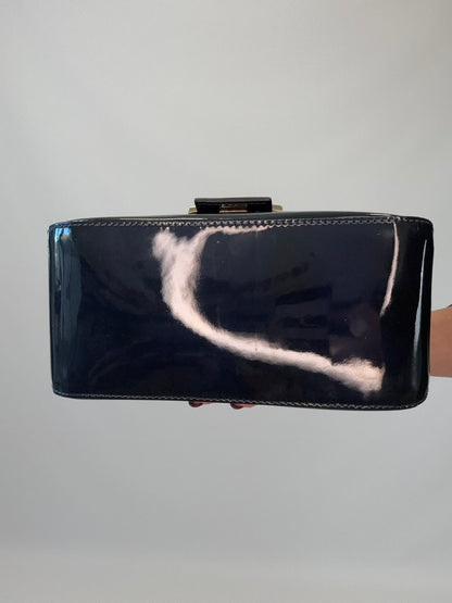 Fendi Mamma Baguette Patent Leather - Teal