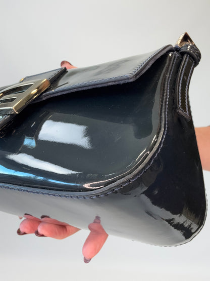 Fendi Mamma Baguette Patent Leather - Teal