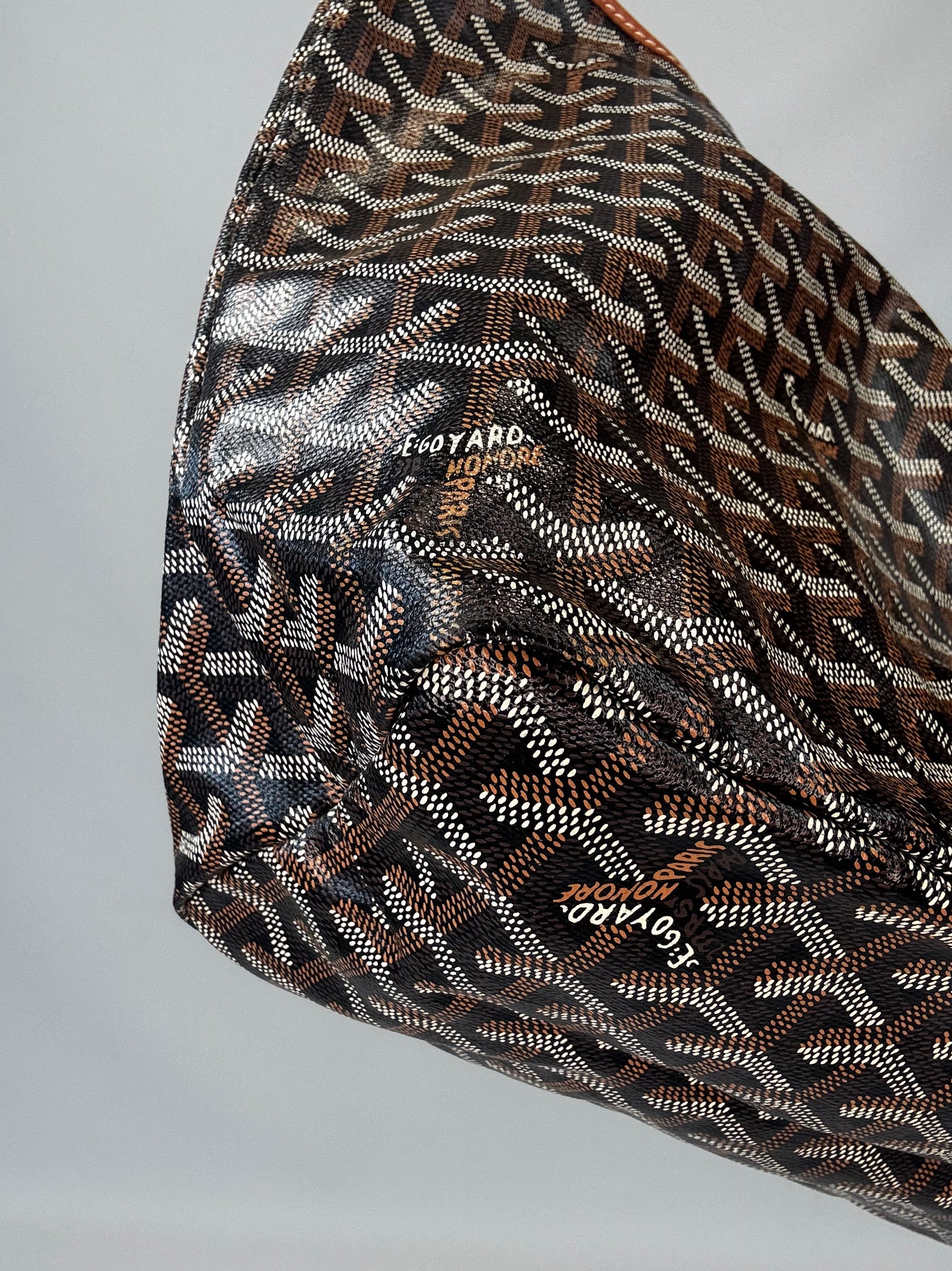 Goyard St Louis PM With Pouch - Black / Brown