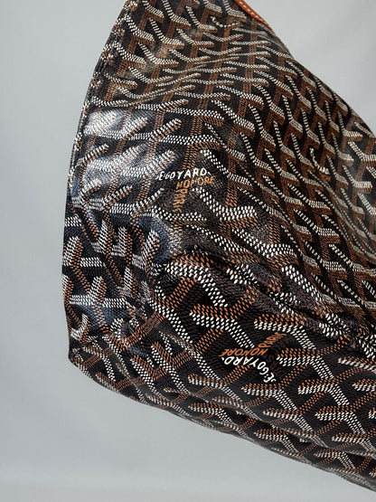 Goyard St Louis PM With Pouch - Black / Brown