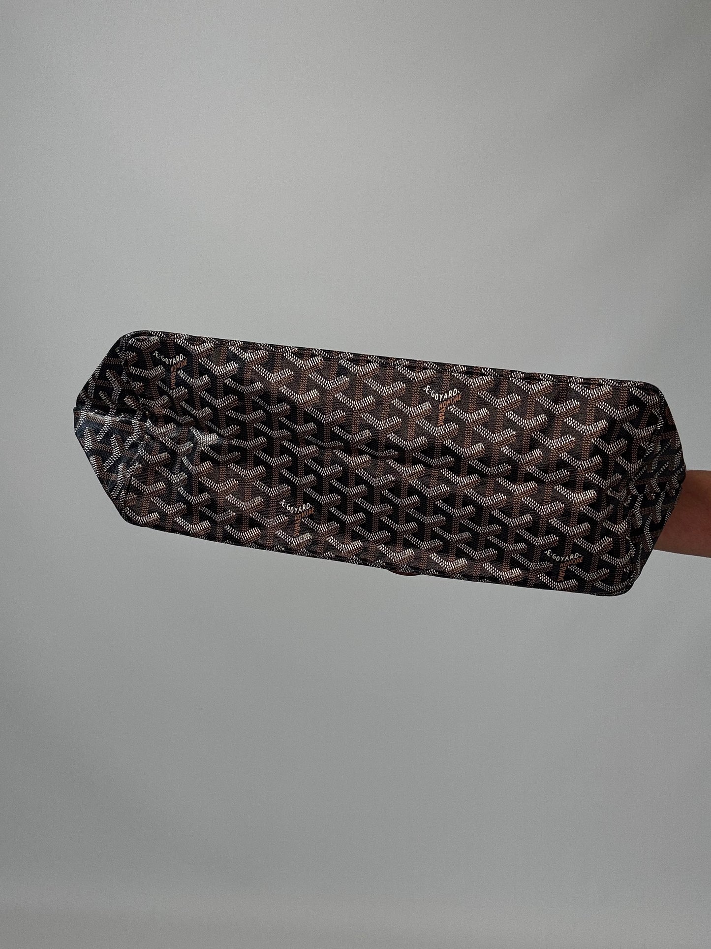 Goyard St Louis PM With Pouch - Black / Brown