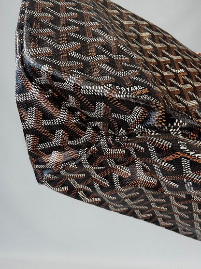 Goyard St Louis PM With Pouch - Black / Brown