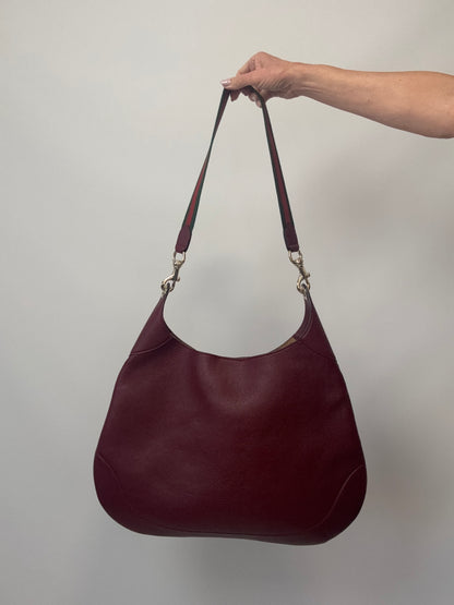 Gucci B Large Hobo Bag with additional strap