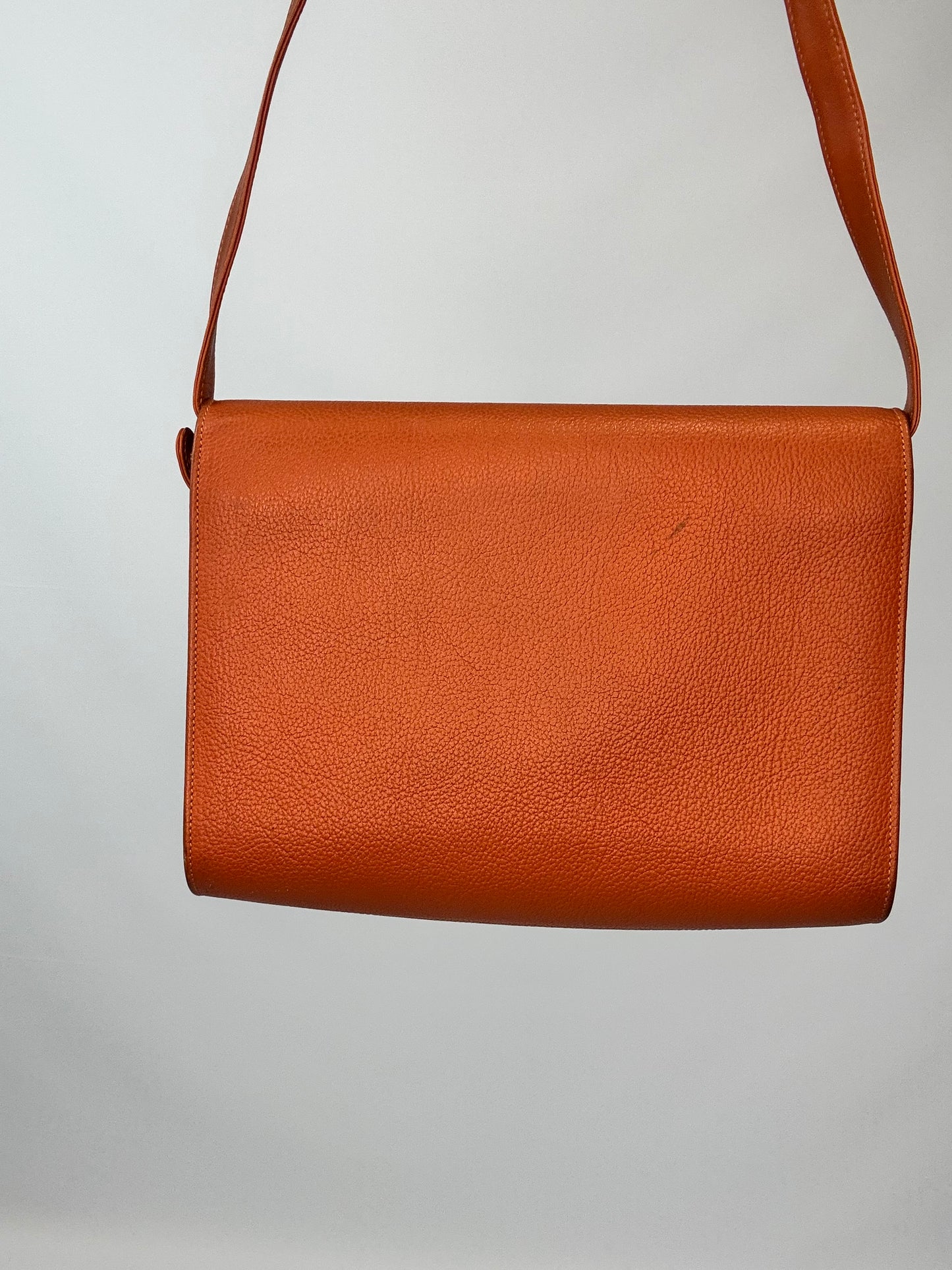 Gucci 1955 Horsebit Leather Bag- Burnt Orange - Vintage