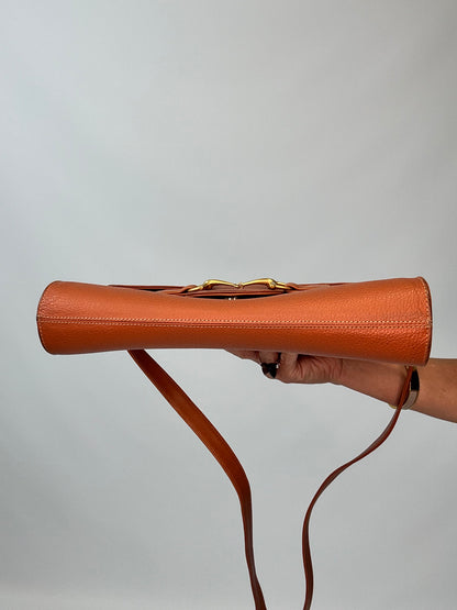 Gucci 1955 Horsebit Leather Bag- Burnt Orange - Vintage