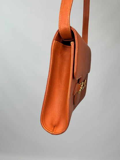 Gucci 1955 Horsebit Leather Bag- Burnt Orange - Vintage