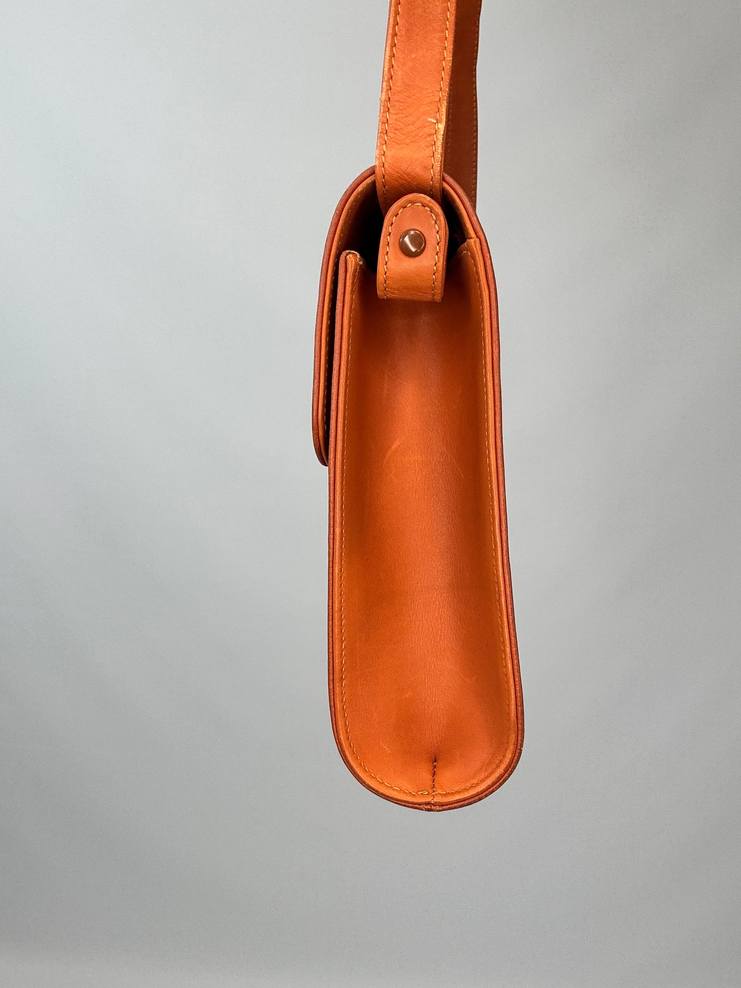 Gucci 1955 Horsebit Leather Bag- Burnt Orange - Vintage