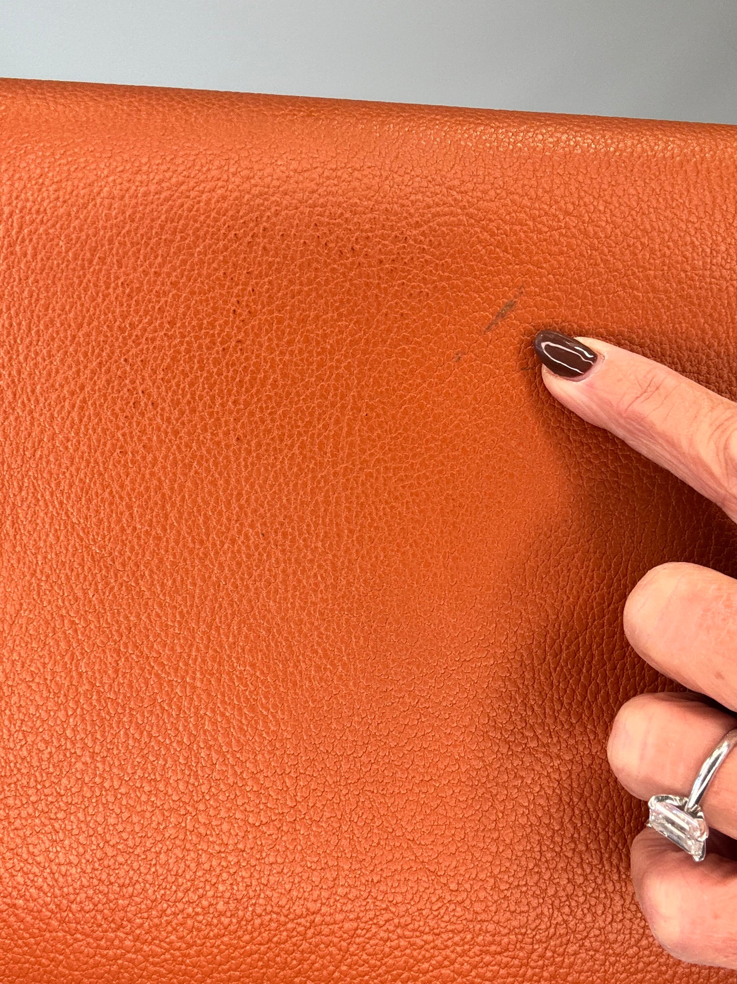 Gucci 1955 Horsebit Leather Bag- Burnt Orange - Vintage